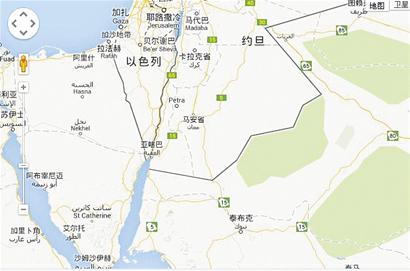 死海在地图上的位置（死海在哪个地方地图）