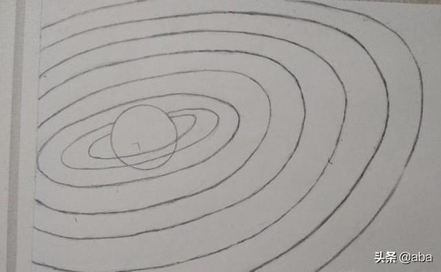 八大行星图片简笔画（八大行星示意图 简笔画）